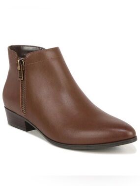 Naturalizer Brown Leather Ankle Boots